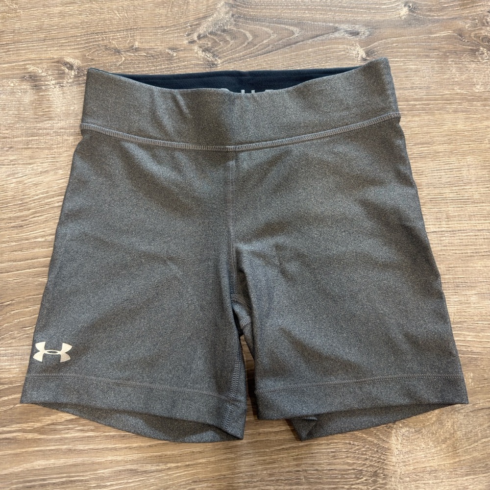Under Armour Women's Charcoal Gray Athletic Shorts